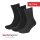 Sympatico Daily Sock Basic Line (Cotton) anthracite gray/black - 3 pairs