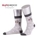 Sympatico Day Socks Crew Happy Rudi (Christmas) - light grey - 1 pair