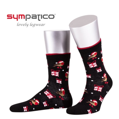 Sympatico Day Socks Crew (Christmas Gift) - black - 1 pair