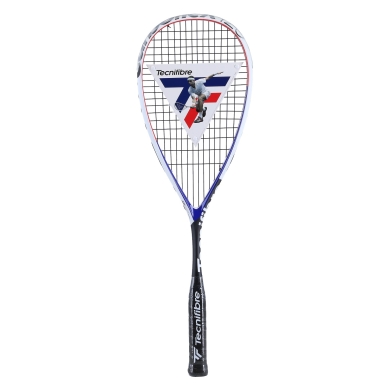 Tecnifibre Squash racket Carboflex 125 Airshaft 125g/head-heavy black/white - strung -