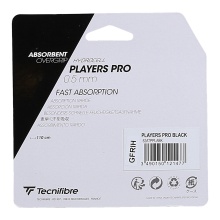 Tecnifibre Overgrip Players Pro 0.5mm (Sweat absorption) black 3 pack