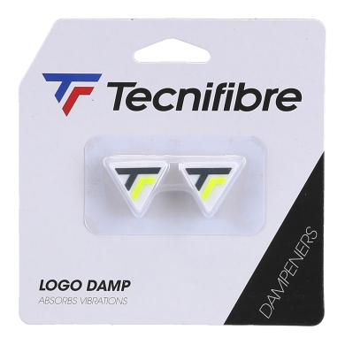 Tecnifibre Vibration Dampener ATP Logo Neon White/Neon Yellow Pack of 2