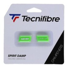 Tecnifibre Vibration Dampener Spirit Damp (Never/Give Up) green - 2 pieces