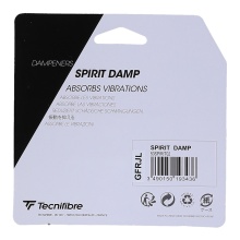 Tecnifibre Vibration Dampener Spirit Damp (Never/Give Up) green - 2 pieces