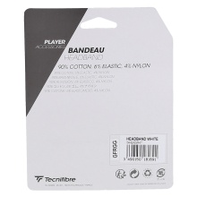 Tecnifibre Headband white 1 piece