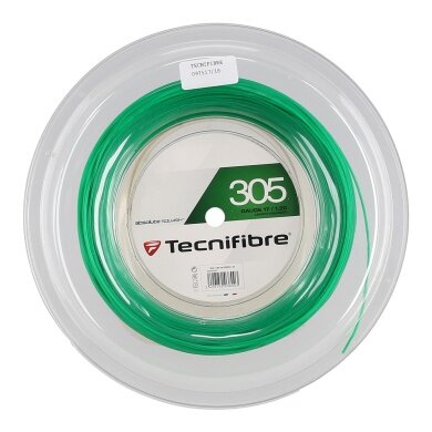 Tecnifibre Squash String 305 (Touch+Durability) fluorescent green 110m roll