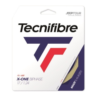 Tecnifibre Tennis String X-One Biphase (Touch+Power) natural 12m Set