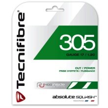 Stringing with Squash String Tecnifibre 305 green