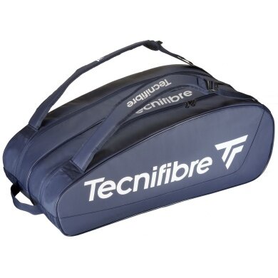 Tecnifibre Tennis Racket Bag Tour Endurance (Racket Bag, 2 Main Compartments) 2024 Navy Blue 12 Pack