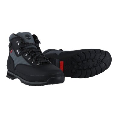 Timberland Euro Hiker Mid Walking Shoes Black Men's