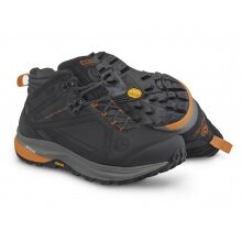 Topo Hiking Shoes Trailventure WP (waterproof, lightweight) black/orange Men