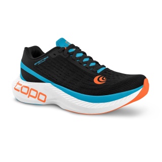 Topo Running Shoes Specter (Cushioning) black/blue Men