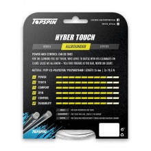 Topspin Tennis String Hyber Touch (Power+Control) silver 12m Set