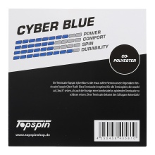 Topspin Tennis String Cyber Blue (Durability+Touch) blue 12m Set