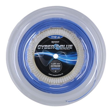 Topspin Tennis String Cyber Blue (Durability+Touch) blue 110m roll