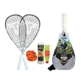 Talbot Torro Speedbadminton Set Speed 7700 LED (2xRackets, 5xBalls, Lines, 1xBag)