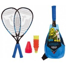 Talbot Torro Speedbadminton Set Speed 6600 (2xRackets 180g,6xBalls,1xBag)