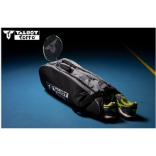 Talbot Torro Racketbag (Racket bag, 2 main compartments, backpack function) black/grey