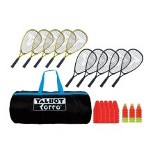 Talbot Torro School Set Speedbadminton 4000 (10x rackets, 18x balls, 40x court markers, bag)