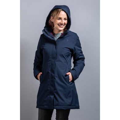 Tatonka Winter Coat Stir Hooded Coat (waterproof, windproof, breathable) dark blue Women