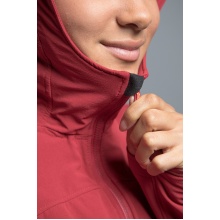 Tatonka Softshell Jacket Cesi Hooded (windproof, breathable) red Women