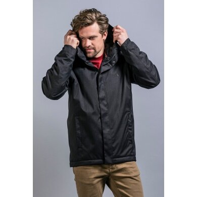 Tatonka Winter Jacket Jonno (warm-insulating lavalan® wool padding) black Men