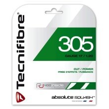 Tecnifibre Squash String 305 Fluorescent Green 9.5m Set