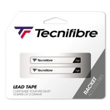 Tecnifibre Lead Tape for Racket Tuning (10 Strips x 2 Grams)