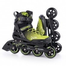 Tempish Inline Skates Fitness Wox (Wheels: 84mm/85A, Bearings: ABEC 7) black/green Men