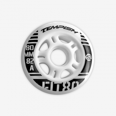 Tempish Inline Wheels FIT80 80x24mm - 82A - + ABEC 7 + 6mm spacer - Pack of 4