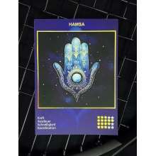 Tennis Balance Vibration Dampener Hamsa Blue - 1 Piece