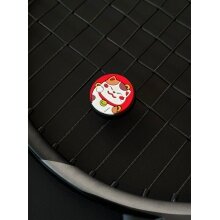 Tennis Balance Vibration Dampener Maneki-Neko red - 1 piece