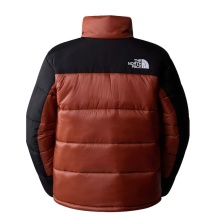 The North Face Winter Down Jacket Himalayan Insulated Jacket (Thermal Insulation, Windproof) brown/black Men's