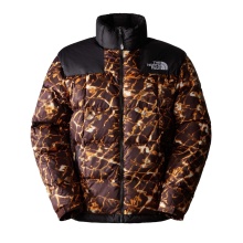 The North Face Winter Down Jacket Lhotse (waterproof, warming thanks to down filling) brown/multicoloured men's