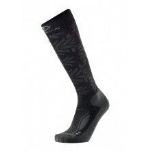 Therm-Ic Hiking Sock Calf Winter Insulation (cosy warm fleece socks) Snowflake black/grey - 1 Pair