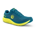 Topo Running Shoes Phantom 3 (Cushioning, Wider Toe Box) Blue/Lime Men's