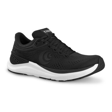 Topo Running Shoes Ultrafly 4 (Cushioning) Black/White Women