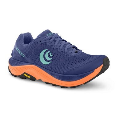 Topo Trail Running Shoes Ultraventure 3 (Stability, Long Distance, Wider Toe Box) Purple/Orange Women