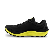 Topo Running Shoes MTN Racer 3 (Mountain, Trail, wider toe box) black/lime Men's