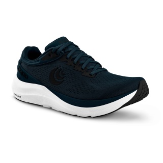 Topo Running Shoes Phantom 3 (Cushioning, Wider Toe Box) Navy Blue/White Men