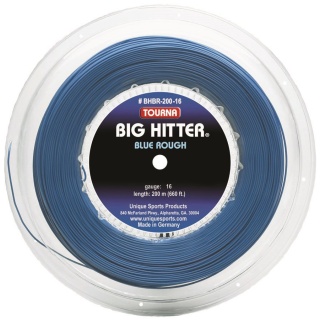 Tourna Tennis String Big Hitter Rough (Durability+Spin) blue 220m roll