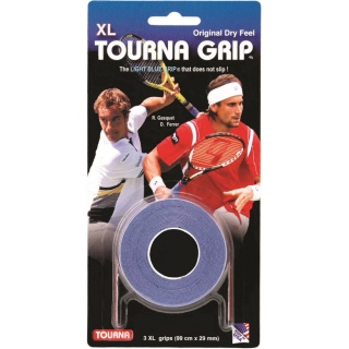 Tourna Overgrip Grip XL 0.45mm blue 3 pack