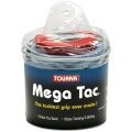 Tourna Overgrip Mega Tac (extreme grip, durable, wide) blue 30-piece clip bag