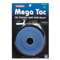 Tourna Overgrip Mega Tac (extreme grip, durable, wide) blue pack of 10