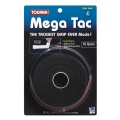 Tourna Overgrip Mega Tac (extreme grip, durable, wide) black pack of 10