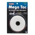 Tourna Overgrip MegaTac (extreme grip, durable, wide) white 10 roll