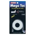 Tourna Overgrip Mega Tac (extreme grip, durable, wide) white 3-pack