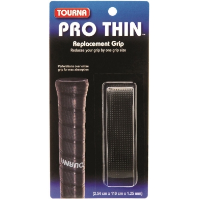 Tourna Basic Grip Pro Thin 1.25mm black - 1 piece