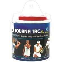 Tourna Overgrip Tac XL Tour Pack white 30 pack