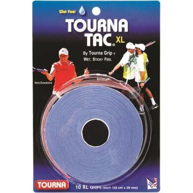 Tourna Overgrip Tac XL blue 10-pack roll